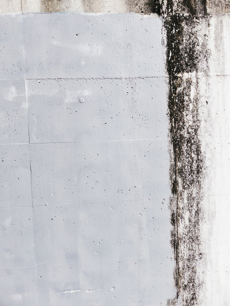 「一部塗装済みのコンクリート壁のテクスチャー | フリー素材のぱくたそ」の写真