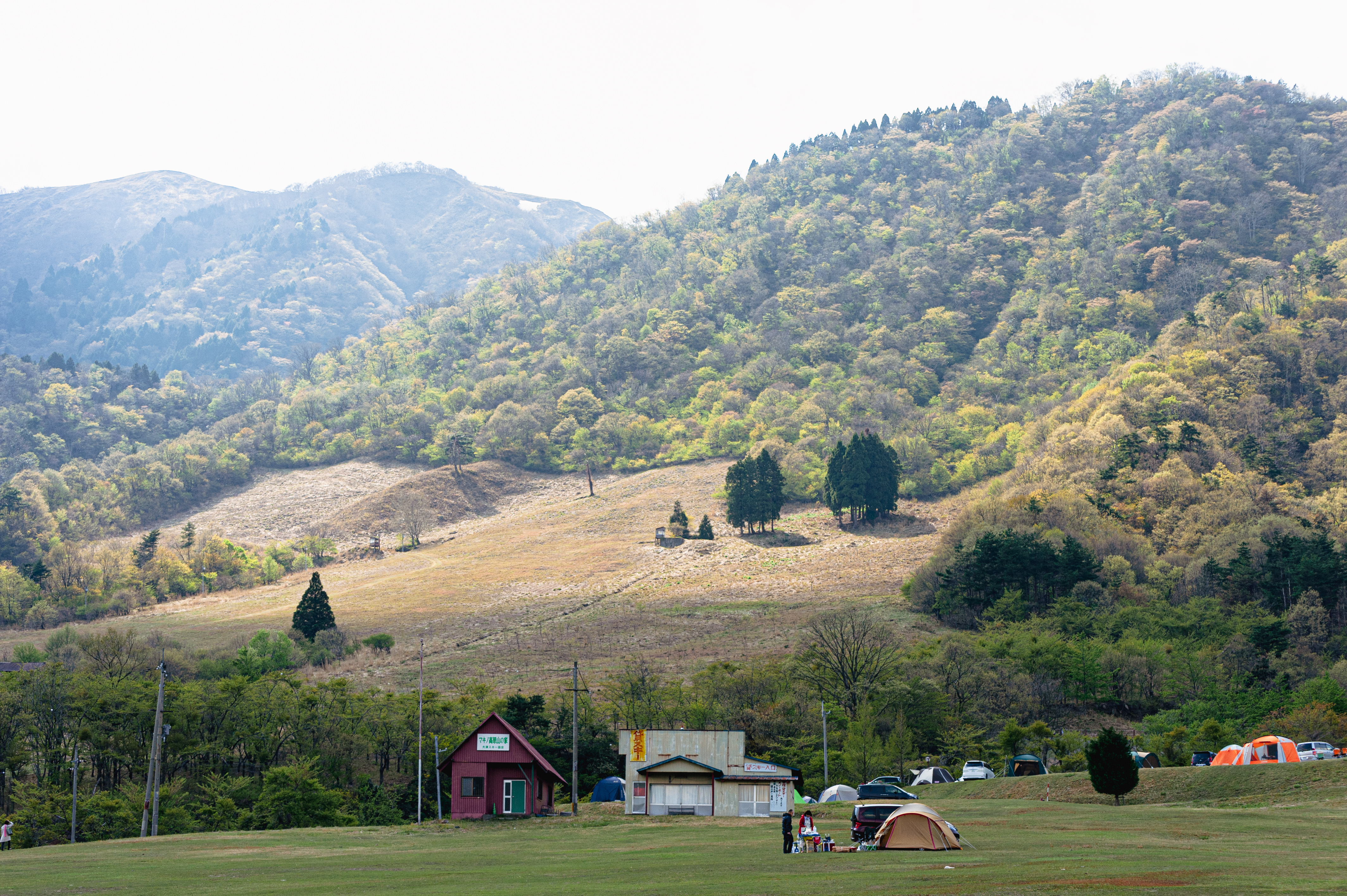 滋賀県高島市マキノ町のキャンプ場 の写真素材 ぱくたそ