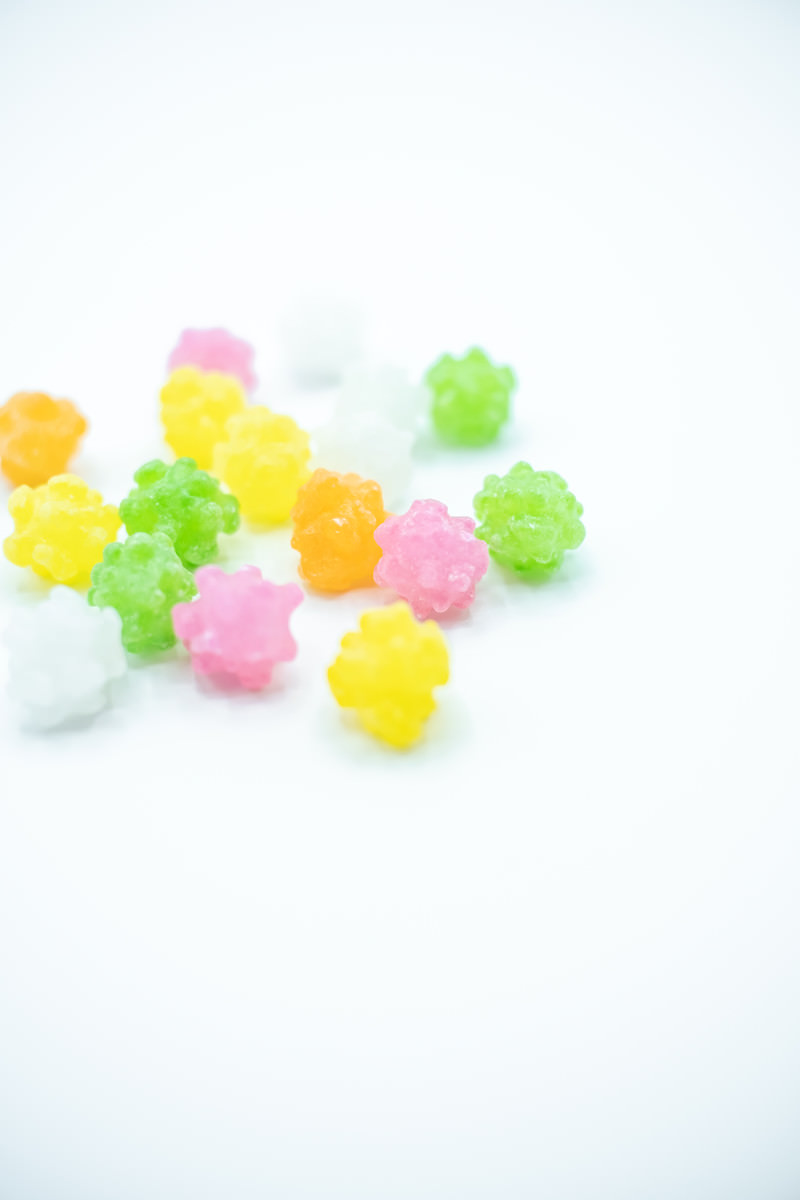 カラフルな金平糖の写真素材 Jpg画像 をトリミング ぱくたそ