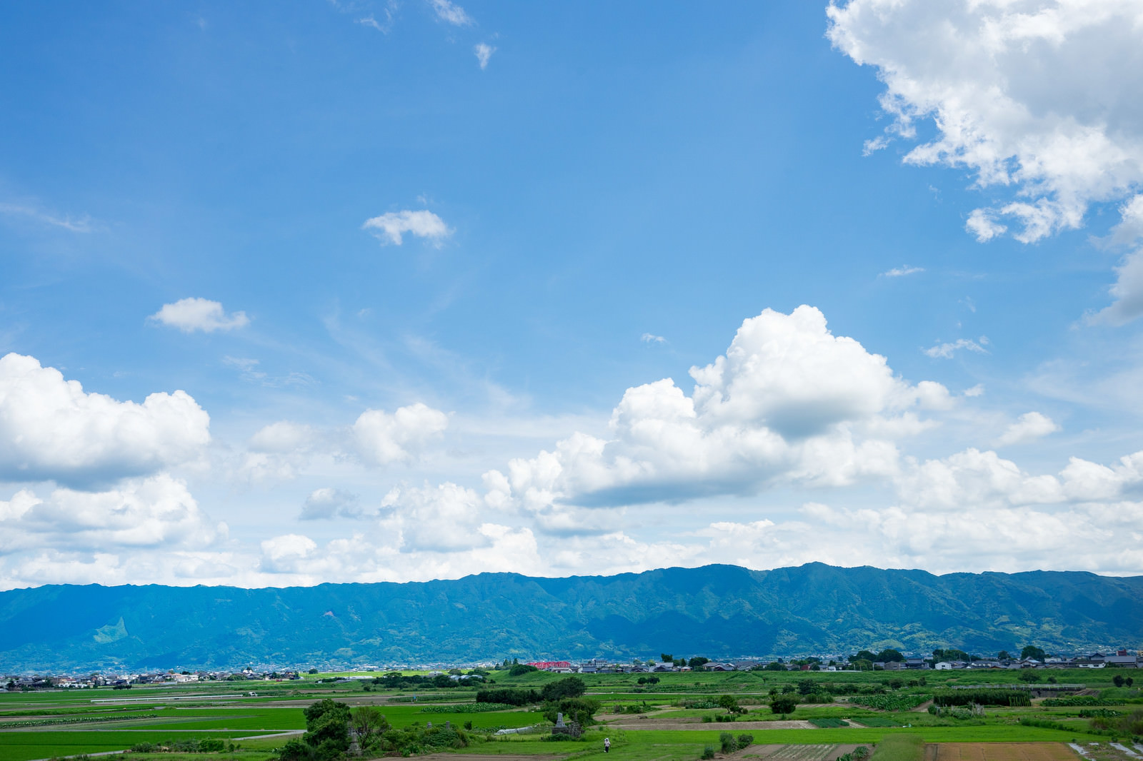 大刀洗の田園風景の写真素材 ぱくたそ