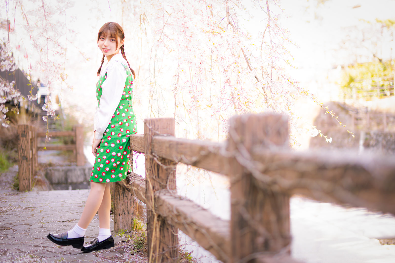 彼女と花見散歩の写真素材 ぱくたそ