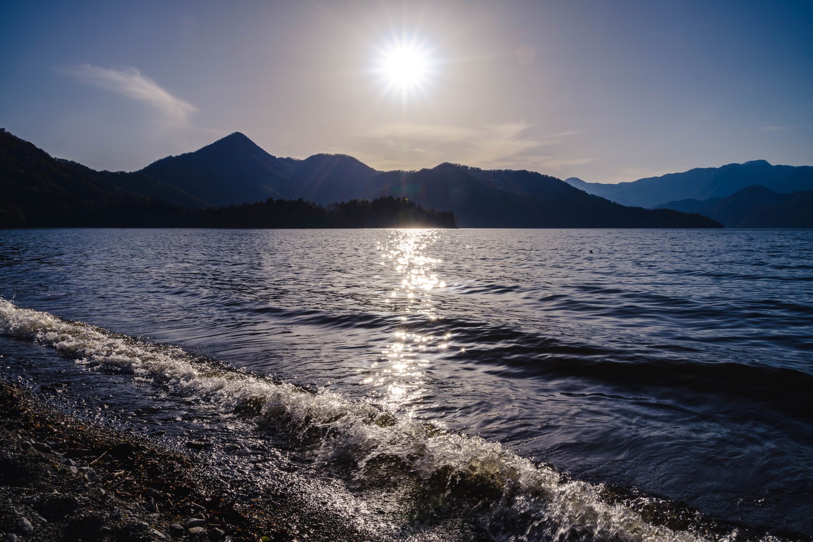 ãæ¥åä¸­ç¦å¯ºæ¹ã®æ²ã¿ããå¤é½ã¨ç¤¾å±±ãã®åç