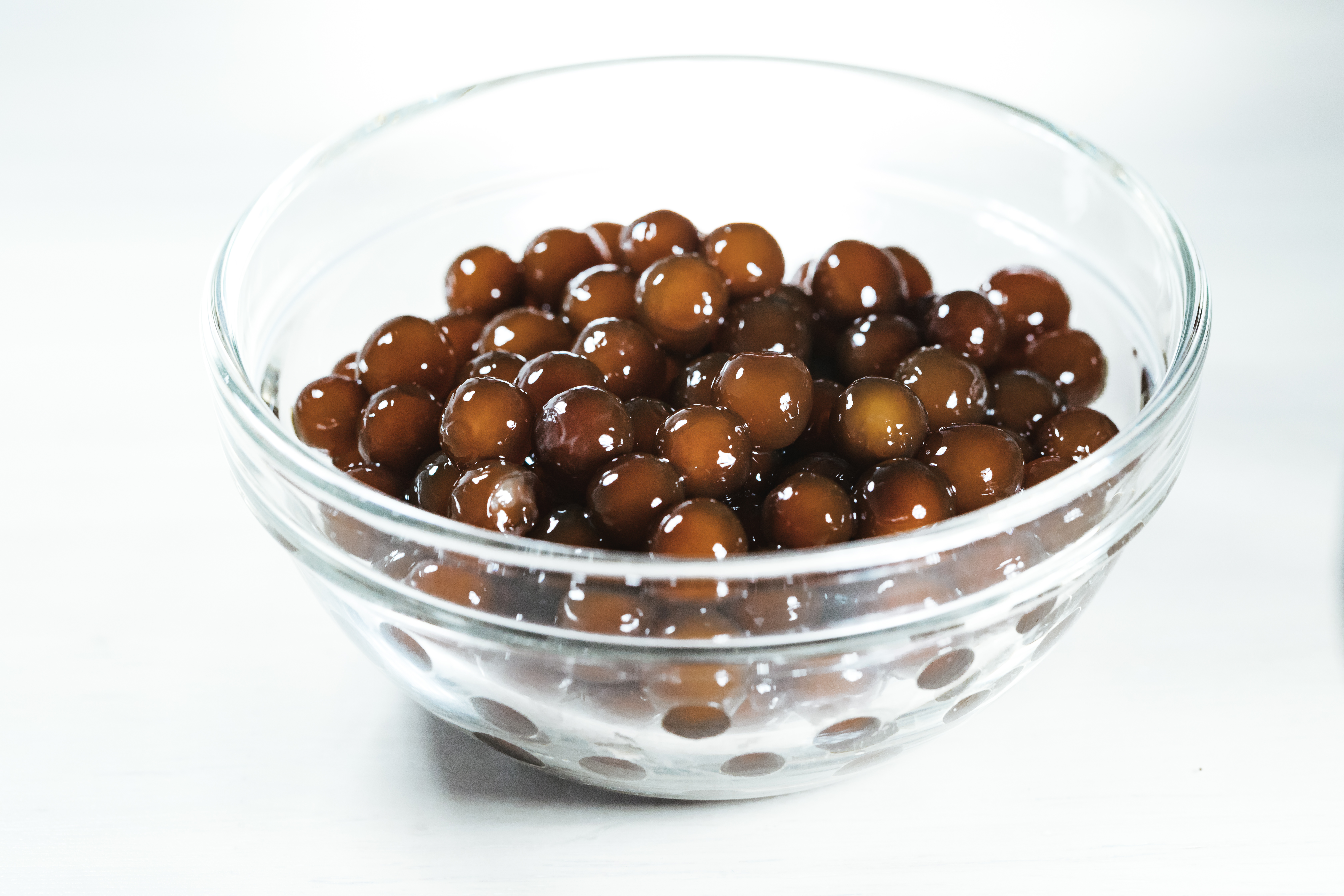 タピオカパールを水に漬けた後の写真素材 ぱくたそ