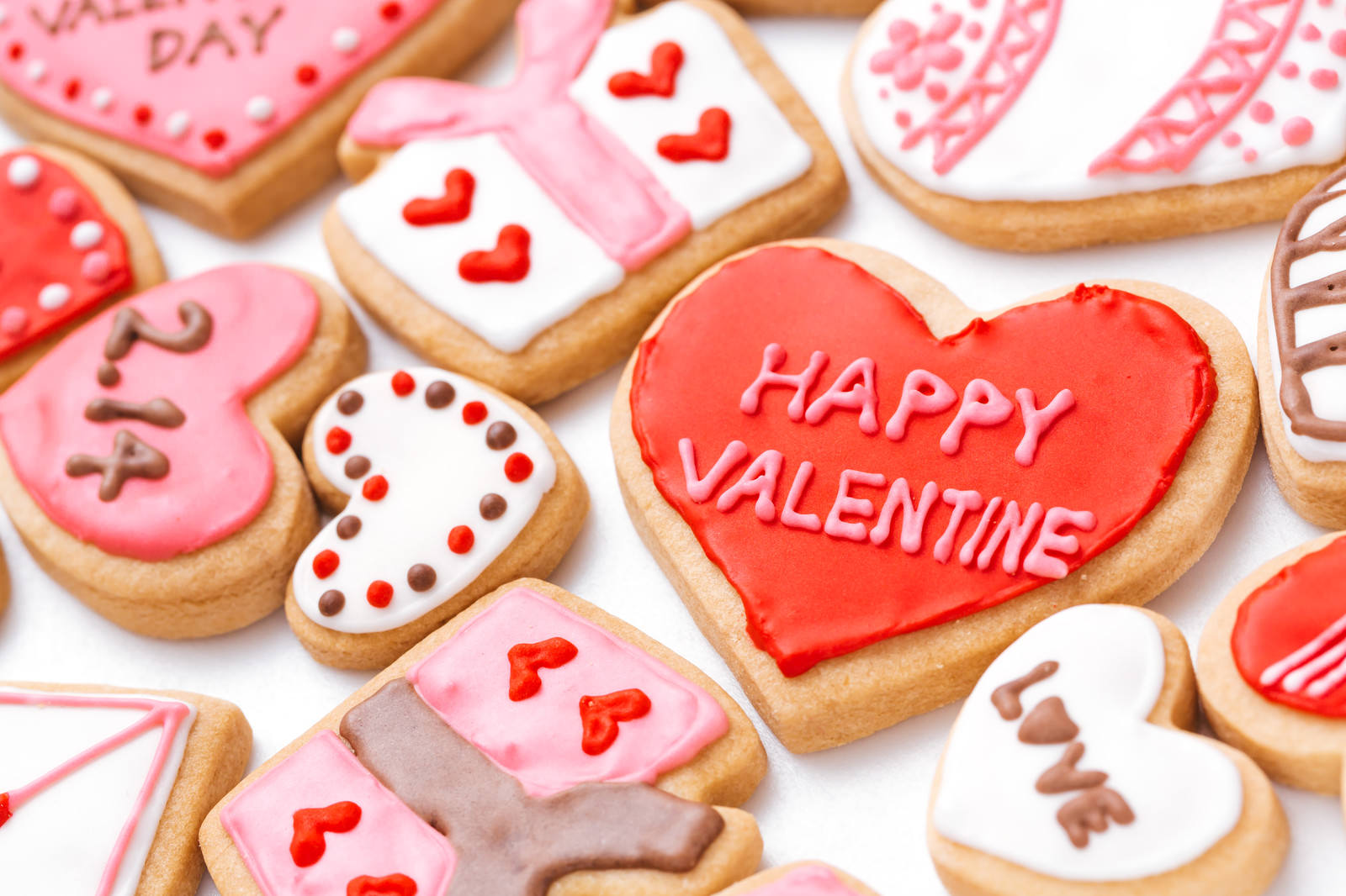 「バレンタインのハートクッキー | フリー素材のぱくたそ」の写真