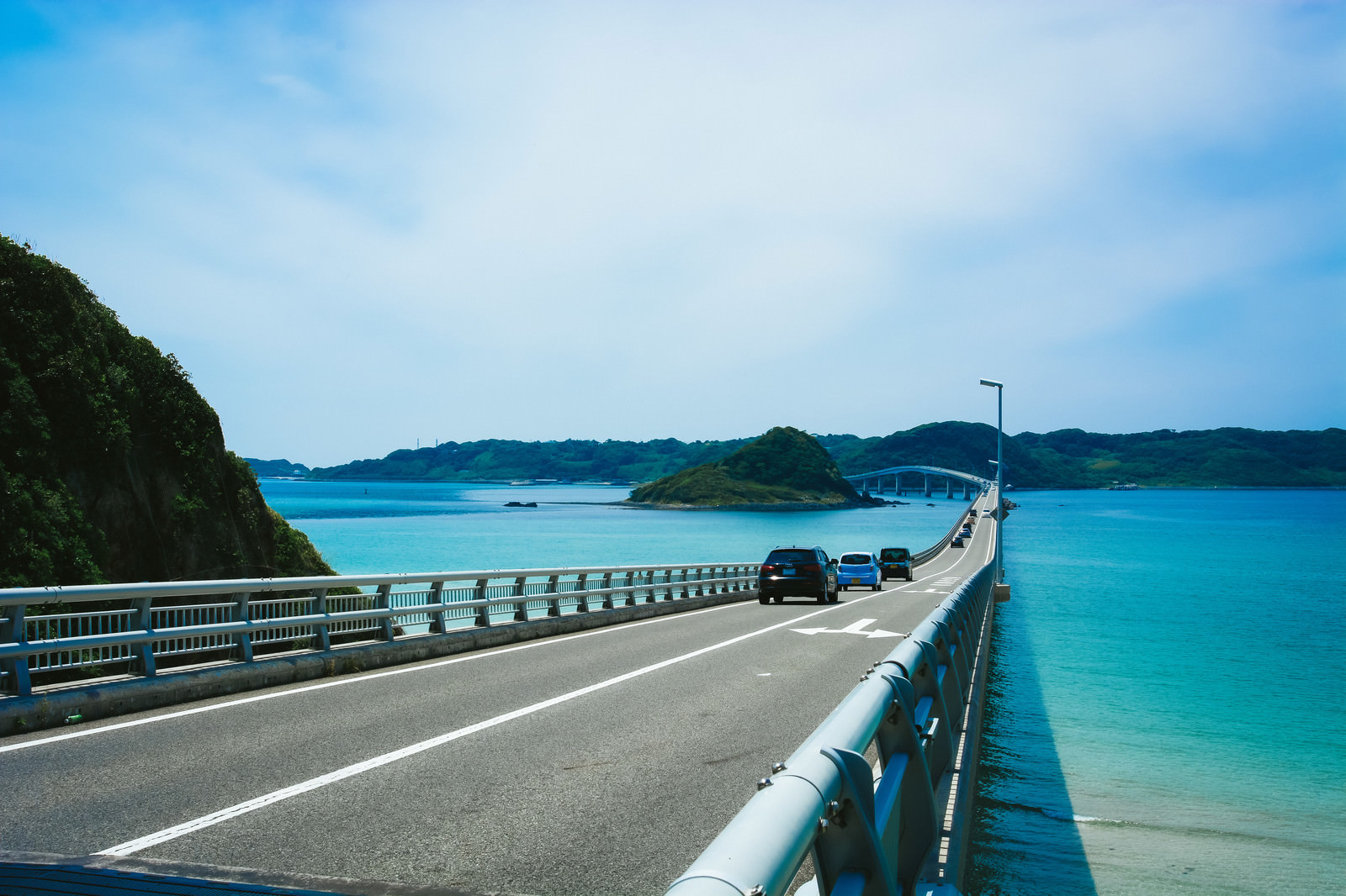 公園のたもとから見た角島大橋の写真 画像 を無料ダウンロード フリー素材のぱくたそ