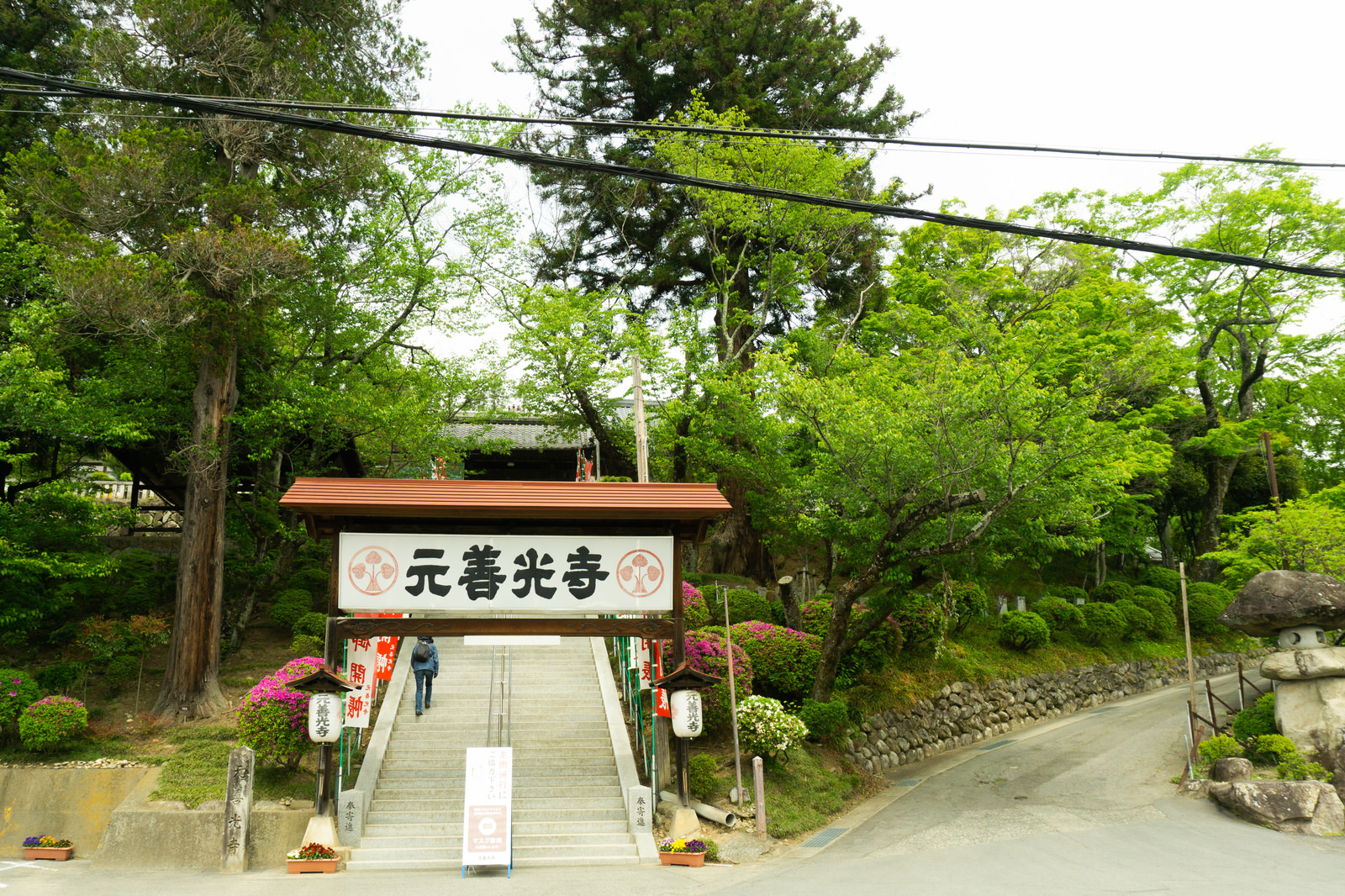 「善光寺の御本尊が元々祀られていた飯田市にある元善光寺入り口 | フリー素材のぱくたそ」の写真